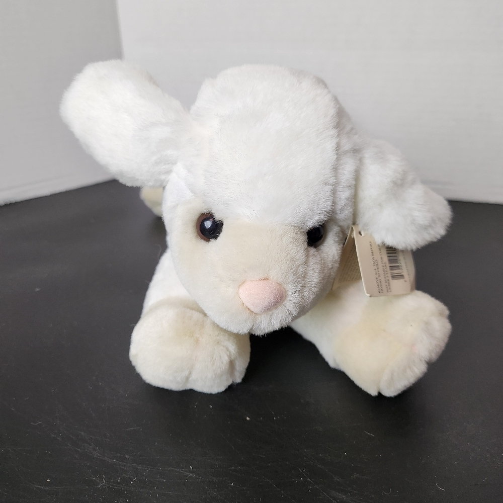 BEARINGTON Collection Lamb Plush Stuffed Animal Toy Lamb E Pie